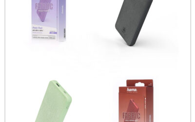NOVO! Trendovske barve Hama “Fabric 10” Power Pack, 10000 mAh