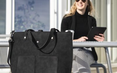 Hama torba za prenosnik “Classy”, Shopper, do 40 cm (15,6″), črna